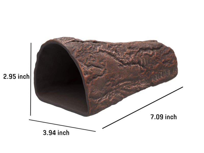Plecoceramics Pleco Cave Cone Breeding Ceramic Decorations Fish Tank Aquarium (Brown) - Image 3